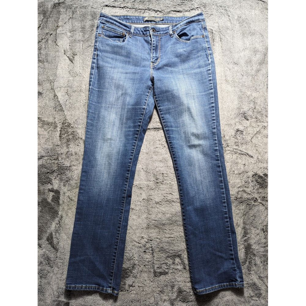 Levi's Demi Curve Mid Rise Straight Women's Size 16/33 Medium Wash